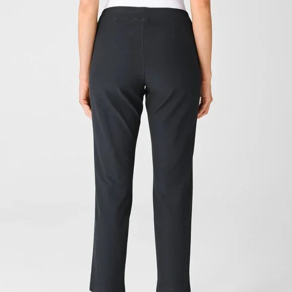 🌸Eileen Fisher Washable Stretch Crepe Ankle Pants Size M - Picture 5 of 15